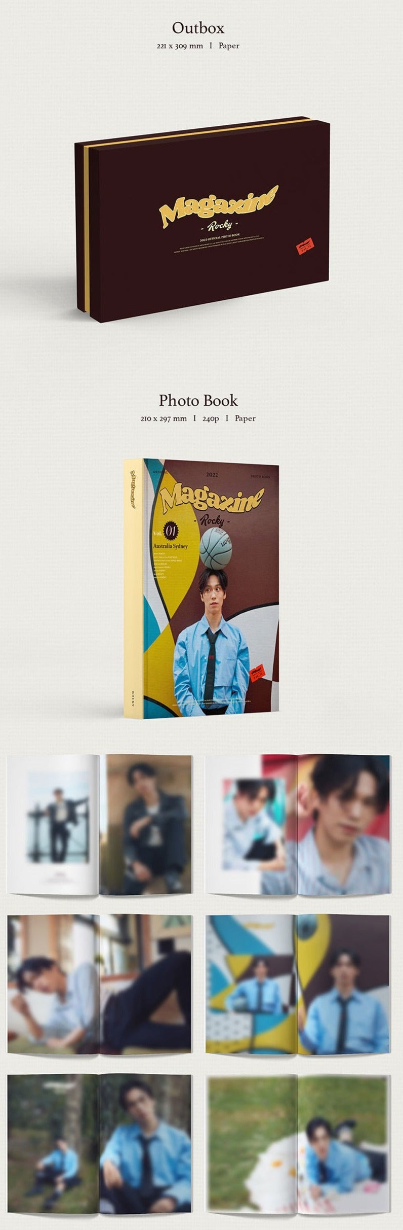 ASTRO JINJIN & ROCKY 2022 OFFICIAL PHOTOBOOK [MAGAZINE]