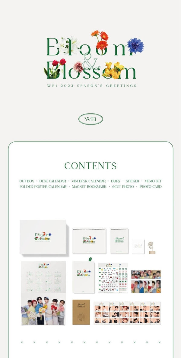 WEi 2023 SEASON’S GREETINGS BLOOM & BLOSSOM Kpop Omo