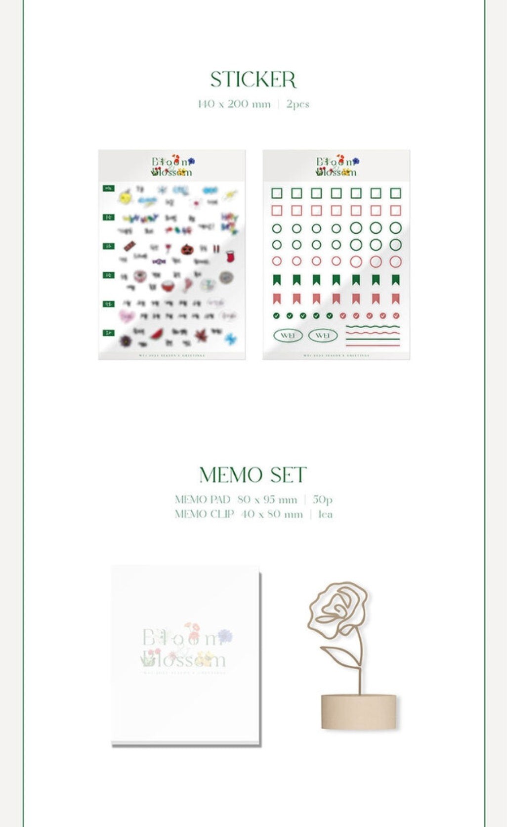 WEi 2023 SEASON’S GREETINGS - BLOOM & BLOSSOM - Kpop Omo