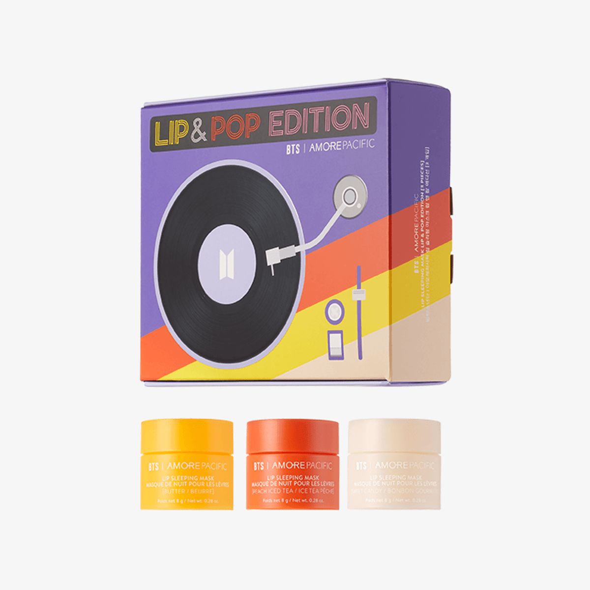 BTS X Amore Pacific Lip Sleeping Mask Lip & Pop Edition Kpop Omo