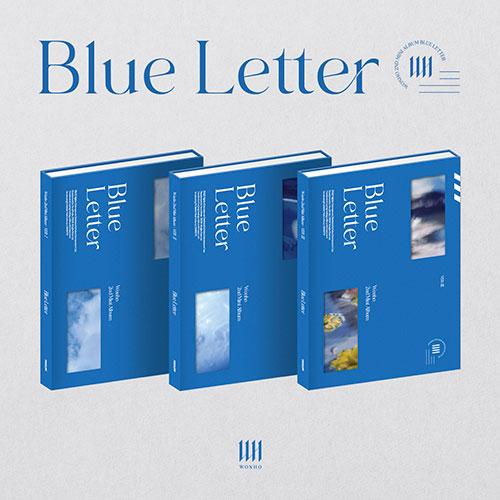 WONHO 2nd Mini Album - BLUE LETTER [OPEN PACKAGE, NO INCLUSIONS] - Kpop Omo