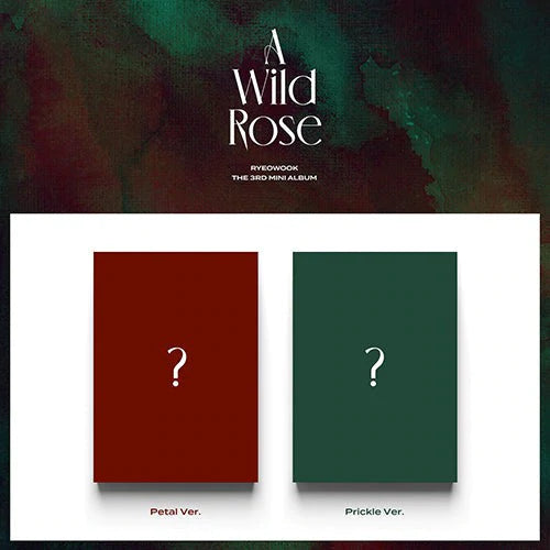 Super Junior RyeoWook 3rd Mini Album - A Wild Rose - Kpop Omo