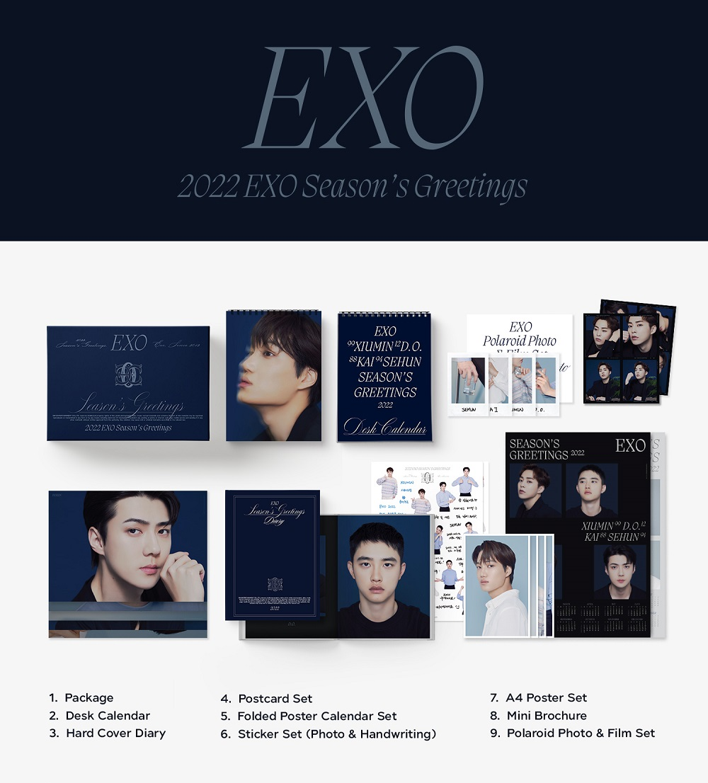 EXO 2022 Official Season's Greetings - Kpop Omo