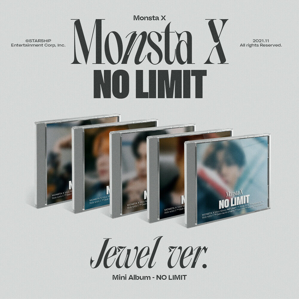 MONSTA X 10th Mini Album - NO LIMIT (JEWEL VER) - Kpop Omo