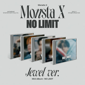 MONSTA X 10th Mini Album - NO LIMIT (JEWEL VER) - Kpop Omo