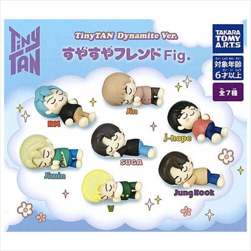 BTS x TinyTAN - Dynamite Sleeping Friend カプセルトイフィギュア (日本限定バージョン)