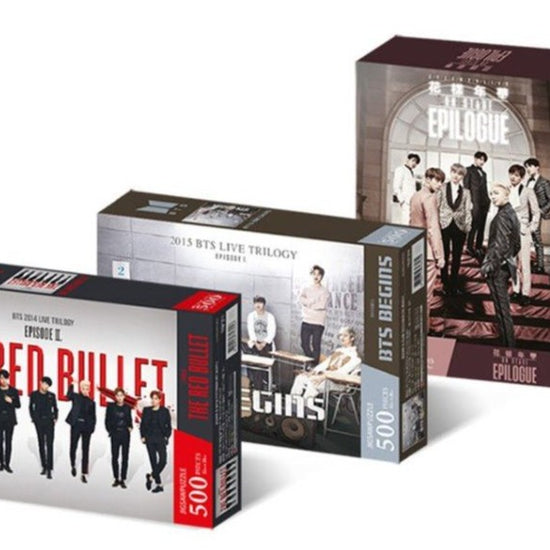 Official BTS Jigsaw Puzzle - World Tour Poster - Kpop Omo