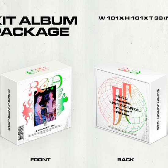 SUPER JUNIOR D & E 4th Mini Album - BAD BLOOD Air-KiT - Kpop Omo