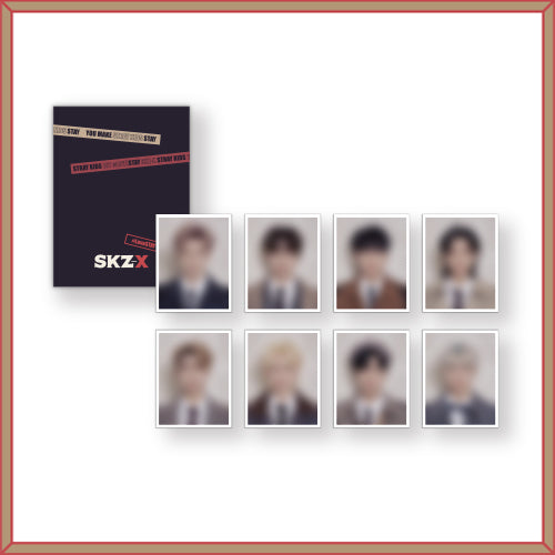 Official STRAY KIDS -[1ST#LoveSTAY'SKZ-X'] ID Picture Set of 8 - Kpop Omo