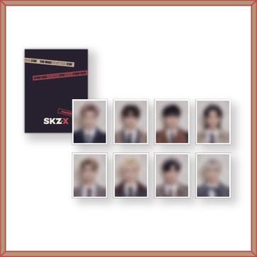 Official Stray Kids -[1st#Lovestay'skz-X'] Id Picture Set Of 8