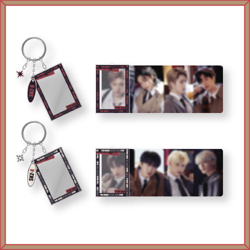 Official STRAY KIDS -[1ST#LoveSTAY'SKZ-X'] Tape Frame Keyring - Kpop Omo