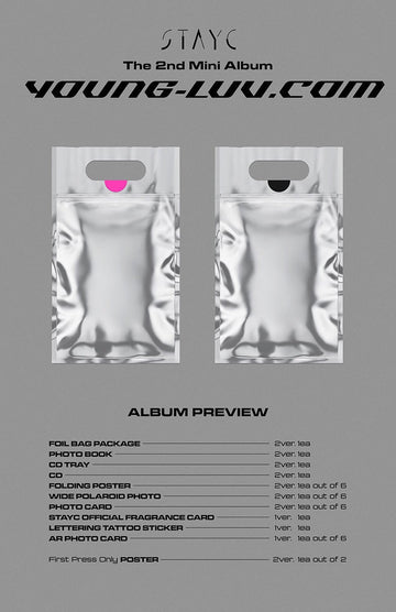 STAYC - 2ND MINI ALBUM YOUNG-LUV.COM - Kpop Omo