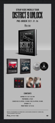ミュージック STRAY KIDS DISTRICT 9 UNLOCK DVD Official Stray Kids World Tour 'District 9 : Unlock' In