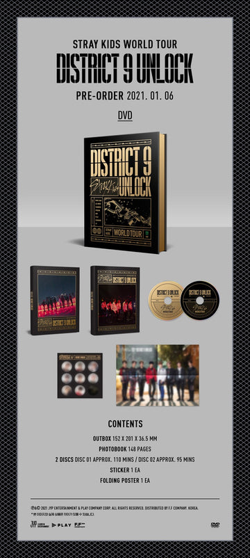 Official Stray Kids World Tour 'District 9 : Unlock' In Seoul DVD