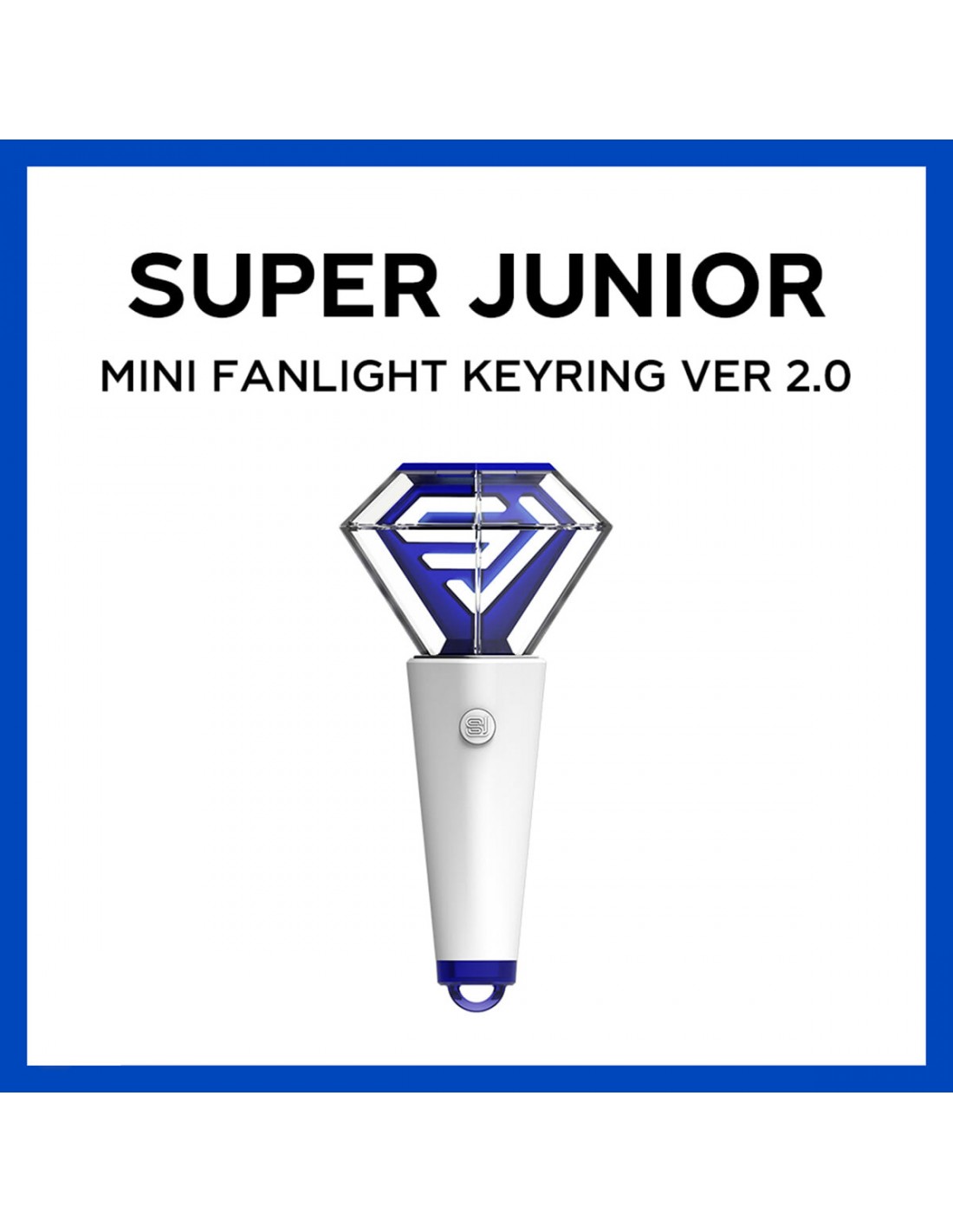 Official SUPER JUNIOR MINI LIGHTSTICK KEYRING Ver 2.0 - Kpop Omo