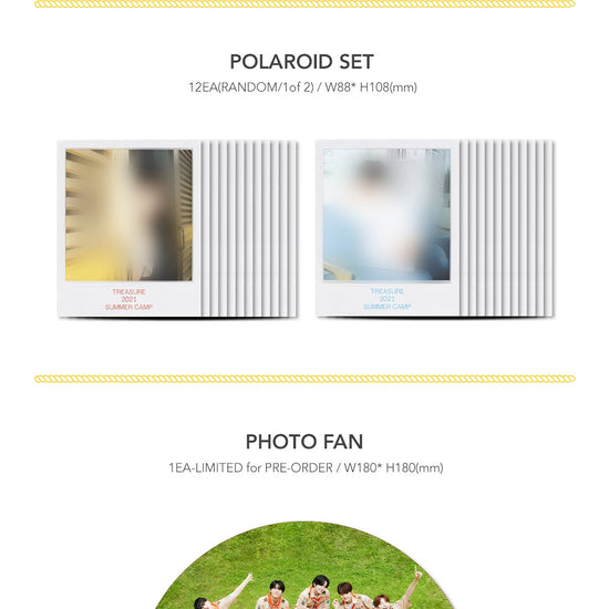 TREASURE Official 2021 Summer Camp Package - Kpop Omo