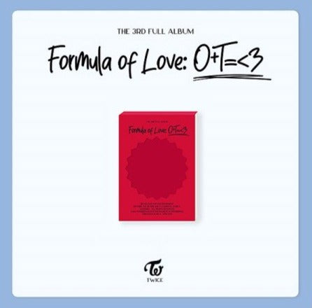 TWICE - 3RD FULL ALBUM [FORMULA OF LOVE: O+T=<3]
