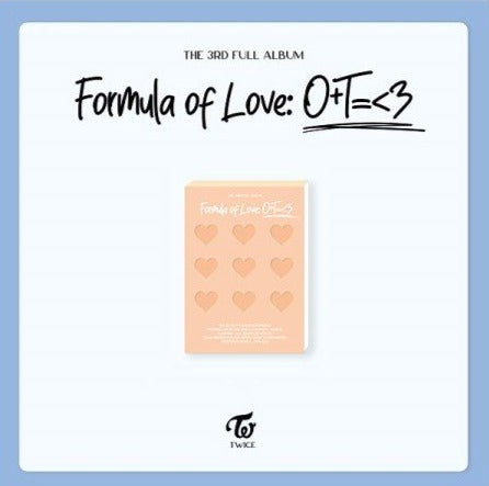 The 3rd Album [Formula of Love: O+T=<3] (FULL OF LOVE Ver.) Photobook +  CD-R + Index Photo Paper + Scientist Cards + DIY Sticker + Break Scratch  Card