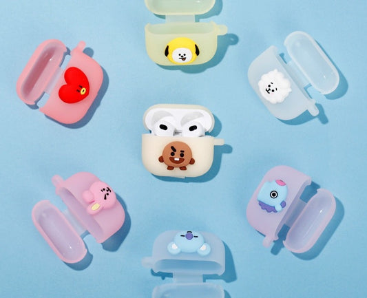 BTS x BT21 AIRPODS 3RD GEN JELLY CASE - Kpop Omo