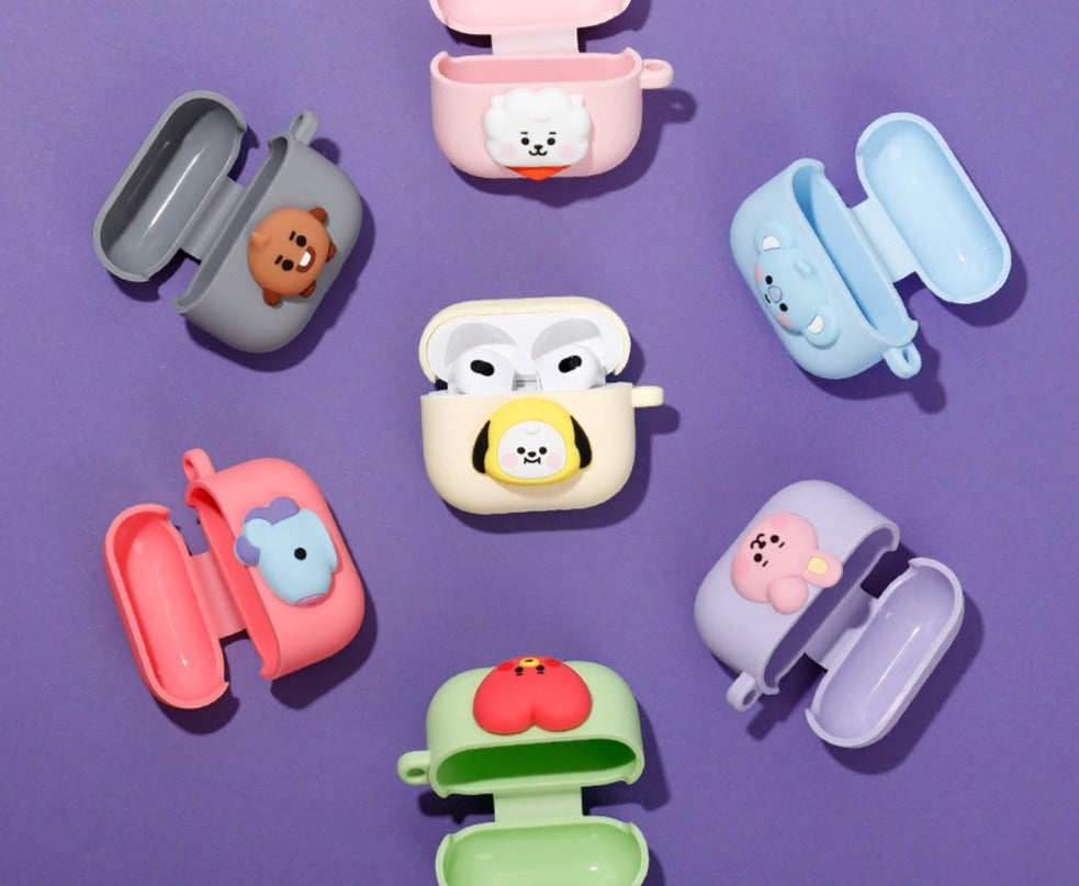 BTS x BT21 AIRPODS 3RD GEN PASTEL CASE - Kpop Omo