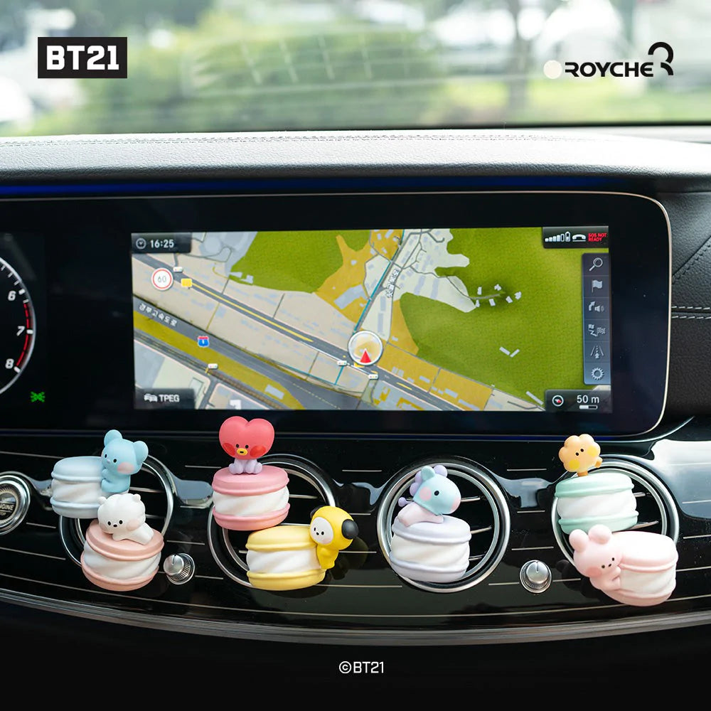 BTS x BT21 Minini Macaron Car Air Freshner - Kpop Omo