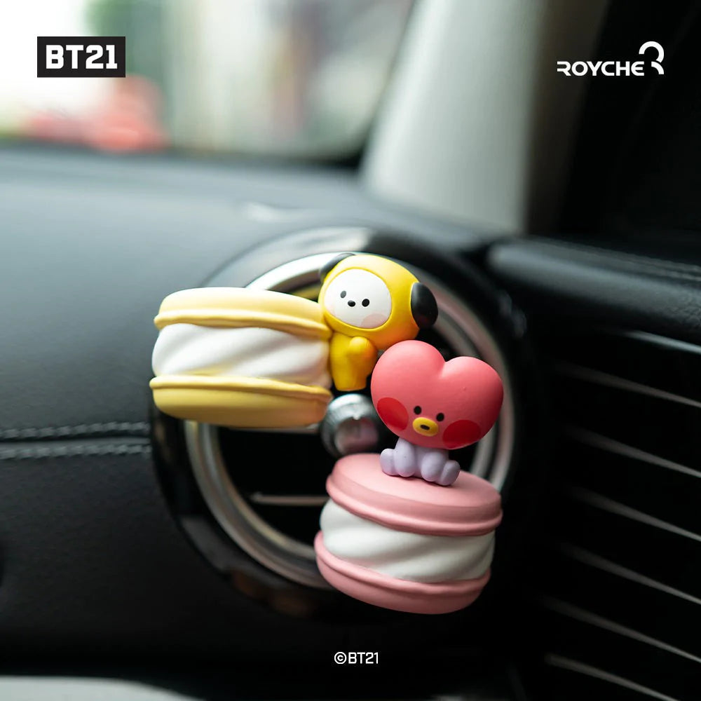 BTS x BT21 Minini Macaron Car Air Freshner - Kpop Omo