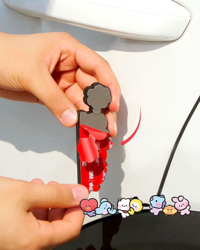 BTS x BT21 Minini Car Door Guard - Kpop Omo