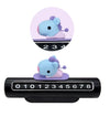 BT21 BABY Vehicle Parking Number Plate Figure - Kpop Omo