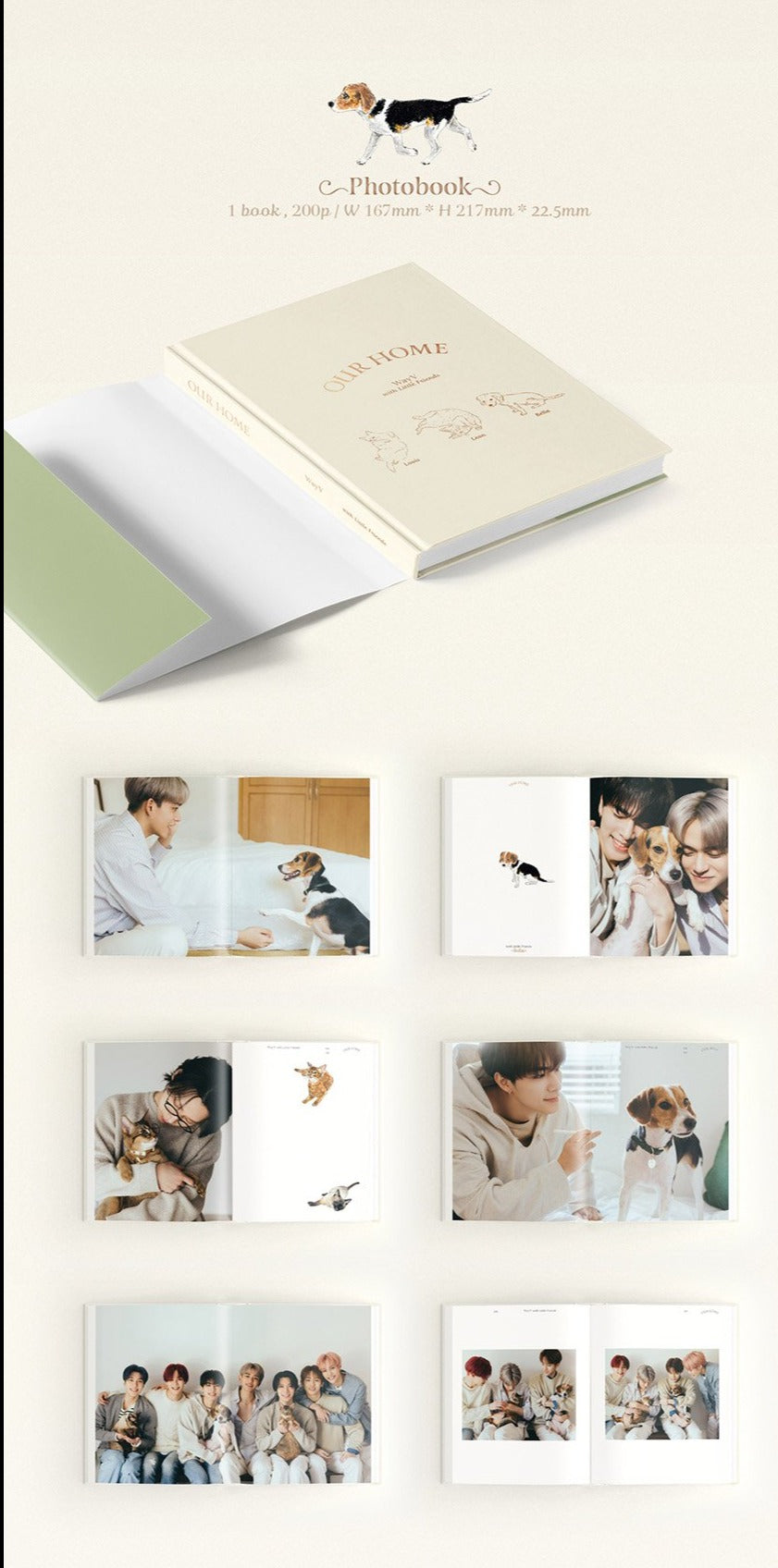 WAYV Photobook - Our Home : WayV with Little Friends - Kpop Omo