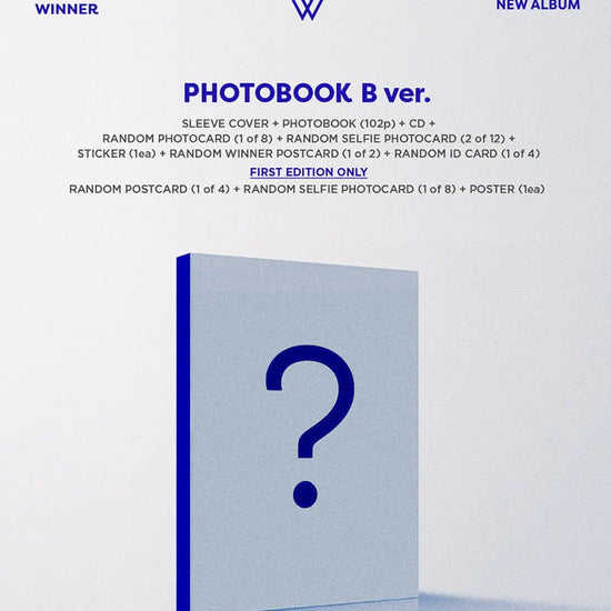 WINNER NEW ALBUM [Photobook Ver] - Kpop Omo